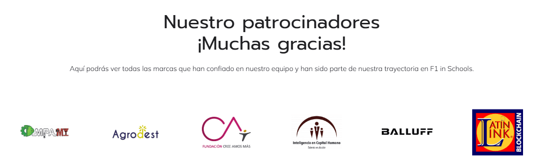 Our sponsors — Thank you!